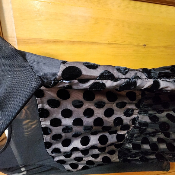 Anthropologie Dottie Dress by Sunday in Brooklyn Black Polka Dot Dress - Picture 7 of 13